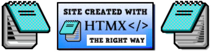 Site created with htmx, The Right Way.